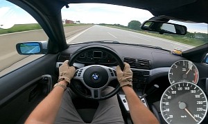 2002 BMW E46 Compact Acts Mental on Autobahn at Over 155 MPH Thanks to 330d Swap