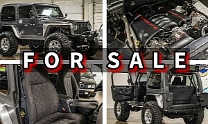 2003 Jeep Wrangler Has a Corvette Engine and Makes the 2024 Rubicon 392 Look Overpriced