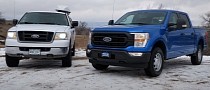 2004 Ford F-150 Gets Compared to 2021 Model, 17 Years of Changes Revealed