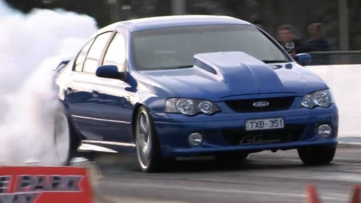 2004 Ford Falcon XR6 Turbo tuned for drag racing