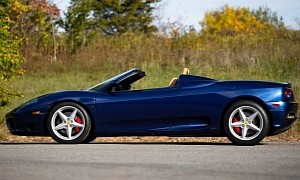 This 2005 Ferrari 360 Spider Features the Only Upgrade It Needs, May the Highest Bid Win