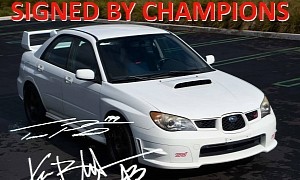 2006 Impreza WRX Signed by Two Beloved Champions Is Up for Sale