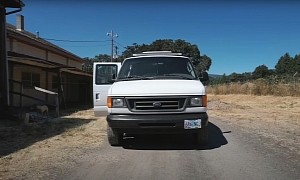 2006 Low-Roof Ford Econoline Makes for a Cozy House on Wheels With Off-Grid Capabilities