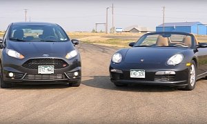 2006 Porsche Boxster Takes on a Fiesta ST, Proves Cars Are Getting Faster