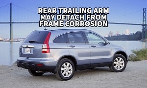 2007 - 2011 Honda CR-V Recalled Over Detaching Rear Trailing Arm From Frame Corrosion