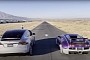 2008 Bugatti Veyron Drag Races Four Different Teslas, Does the Bug Still Got It?