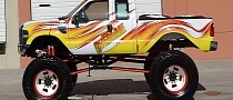 2008 Ford F-250 Overtime Is a Shelby GT500-Powered Monster Truck, Rocks 600 HP