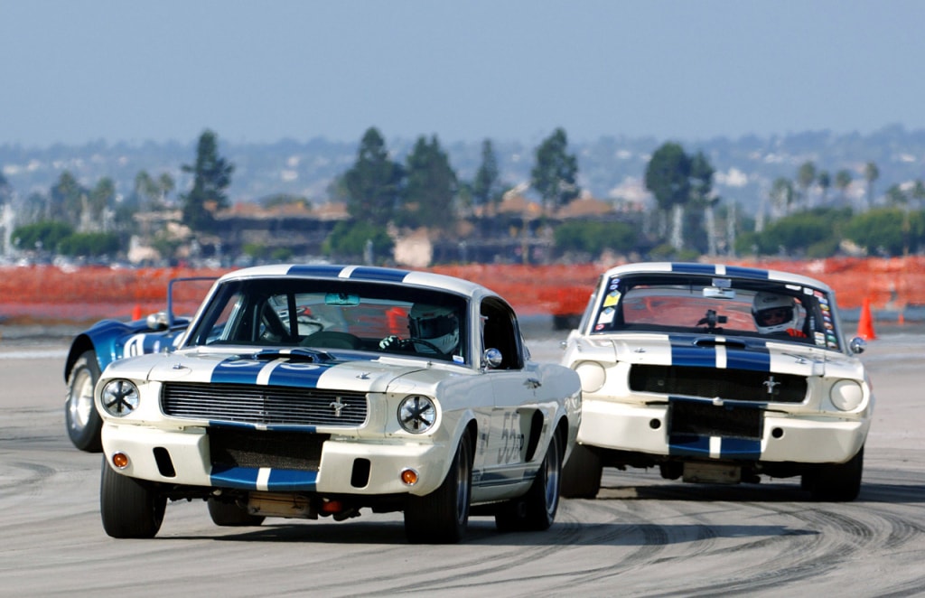 Two original Shelby "R Model" 'stangs.