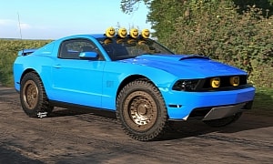2010 Ford Mustang GT Owner Shares Wild Rally-Raid Grabber Blue Idea, Should He Build It?
