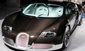 2010 Geneva Auto Show: Bugatti Veyron Grand Sport Grey Carbon