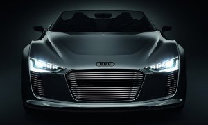 2010 Paris Auto Show: Audi e-tron Spyder Concept <span>· Live Photos</span>