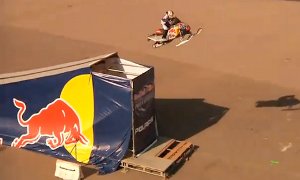 2010 World Record Red Bull Snowmobile Jump