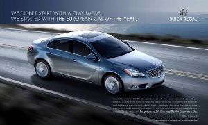 2011 Buick Regal Print Ads to Invade the US