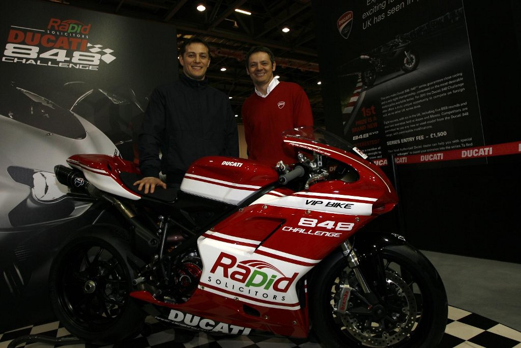 Rapid Solicitors Ducati 848 Challenge bike
