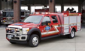 2011 Ford F-550 Super Duty Fire Truck in LA