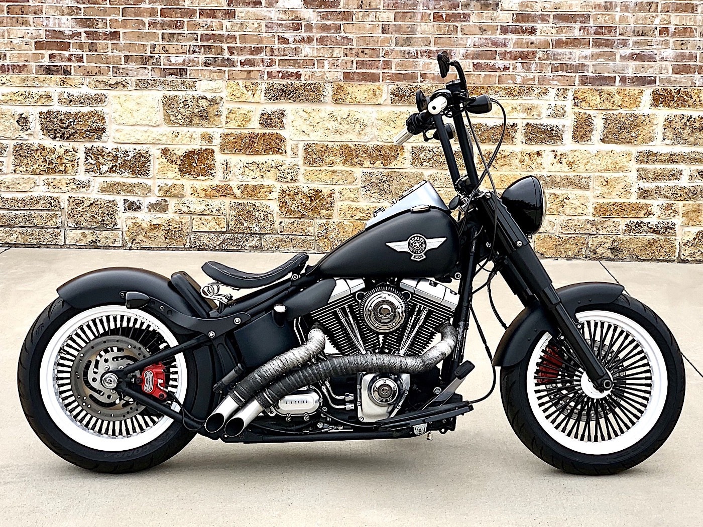 Harley Fatboy Custom Wheels
