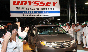 2011 Honda Odyssey Enters Production in Alabama