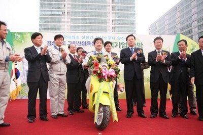 Hyosung ST-E3 at the launch ceremony