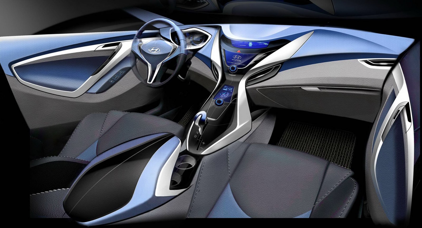 2011 Hyundai Elantra Interior Teaser Autoevolution