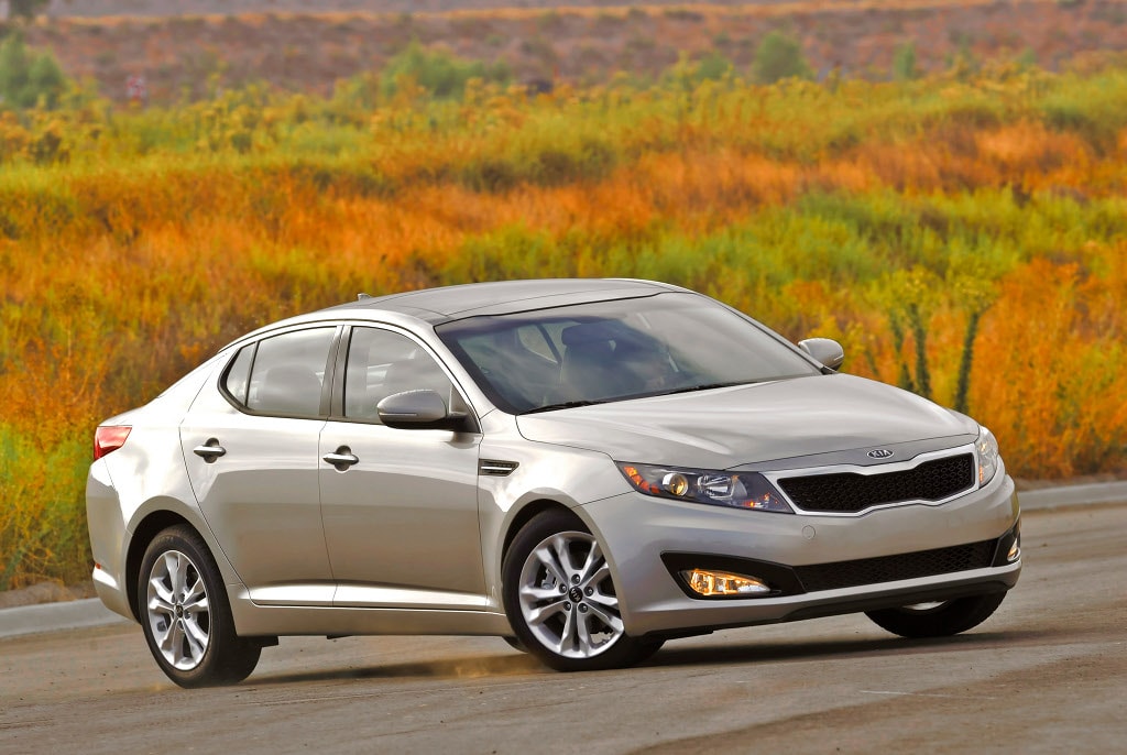 The 2011 Kia Optima is the latest model to receive the top rating
