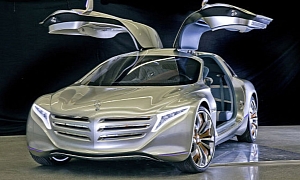 2011 Mercedes Benz F125 Hydrogen Gullwing Concept Leaked