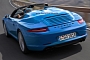 2012 (991) Porsche 911 Speedster Rendering
