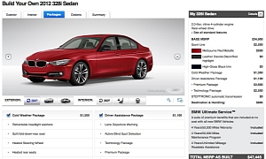 2012 BMW 3-Series Configurator Online