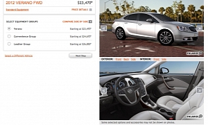 2012 Buick Verano Online Configurator Launched