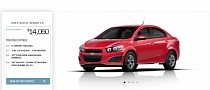 2012 Chevrolet Sonic Configurator Now Online