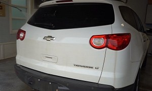 2012 Chevy Traverse Looks Like It Was Abandoned in Hell, Someone Tries to Save It