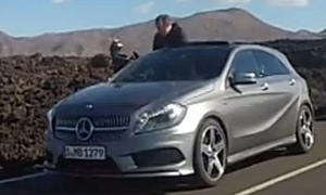2012 Mercedes-Benz A-Class Spied During Official Photo Shoot
