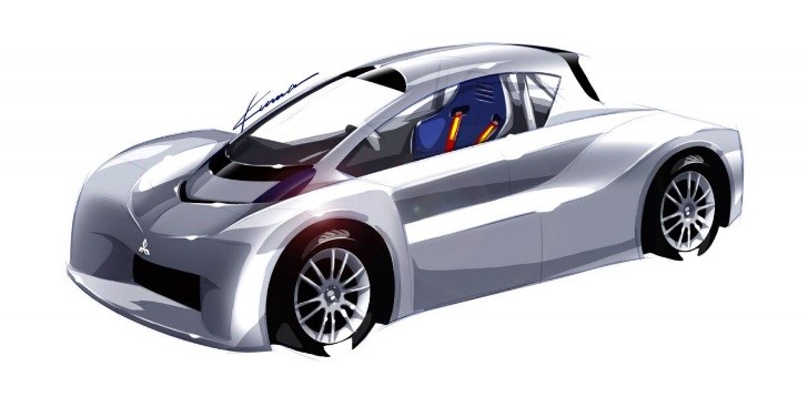 2012 Mitsubishi i-MiEV Pikes Peak Prototype render