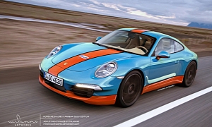 2012 Porsche 911 Gulf Livery Rendering Released