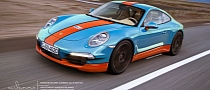 2012 Porsche 911 Gulf Livery Rendering Released