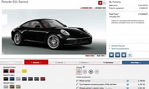 2012 Porsche 911 UK Online Configurator Launched