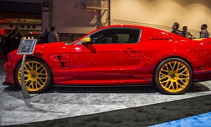 2012 SEMA: Ford Mustang “Boy Racer” by 3dCarbon <span>· Live Photos</span>