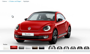 2012 Volkswagen Beetle Configurator Launched
