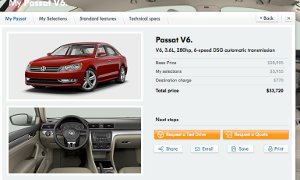2012 VW Passat Configurator Goes Online