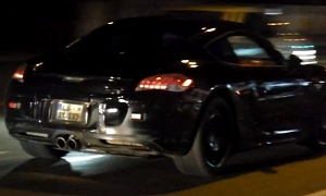 2013 981 Porsche Cayman on Video, With Exhaust Sound