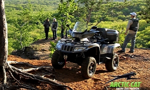 2013 Arctic Cat TRV 1000 Limited, the Two-Up Limo ATV