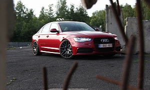 2013 Audi A6 Receives ADV.1 Wheels