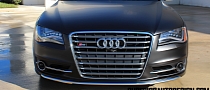 2013 Audi S8 Looks The Business in Satin Black Wrap