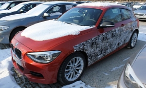 2013 BMW F21 M135i Hatchback Spotted Almost Undisguised