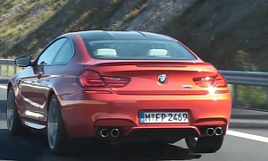 2013 BMW M6 Cruises the German Autobahn