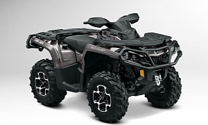 2013 Can-Am Outlander XT ATVs Are Good and Look Evil