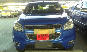 2013 Chevrolet Colorado Pickup Spotted Undisguised