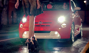 2013 Fiat 500e Looks Environmentally Sexy in New "Crosswalk" Ad