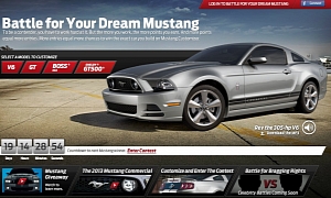 2013 Ford Mustang Customizer Launched with Sweepstakes