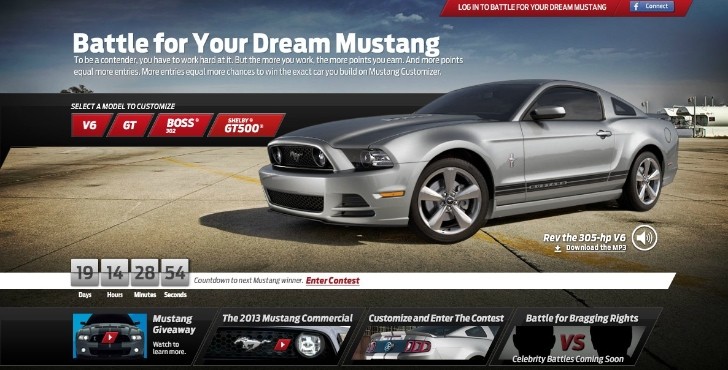 Ford mustang sweepstakes 2013 #9