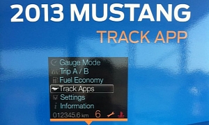 2013 Ford Mustang to Offer Track App Display